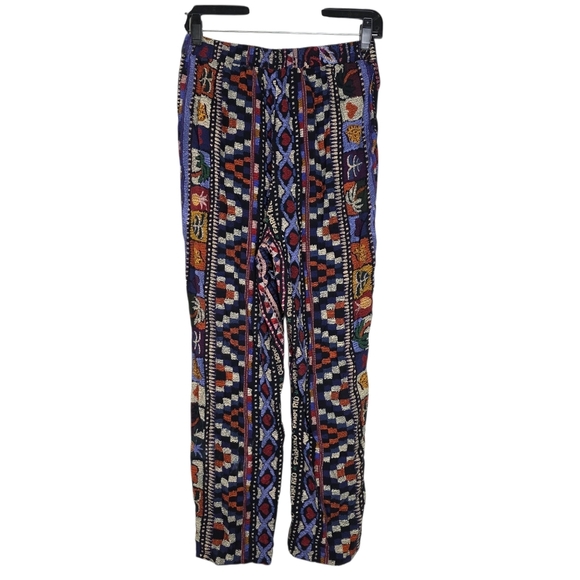Farm Rio Aztec Print boho Pants - Picture 2 of 14